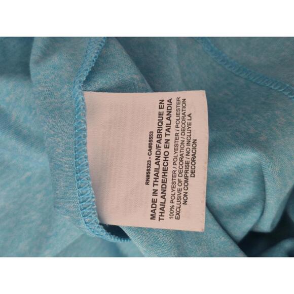 Nike Dri-Fit Golf Tour Performance Mens Polo Shirt Color Aqua Blue Short Sleeve - Picture 5 of 5